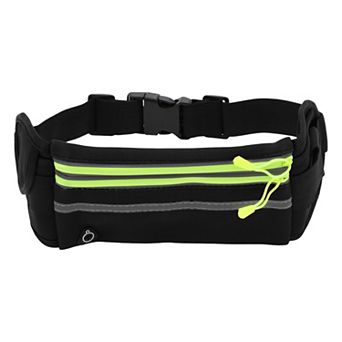 1 pc Reflective with Zipper Running Waist Pack for Hiking Gym