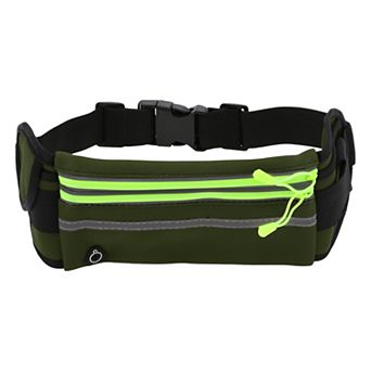 1 pc Reflective with Zipper Running Waist Pack for Hiking Gym