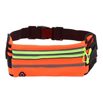 1 pc Reflective with Zipper Running Waist Pack for Hiking Gym
