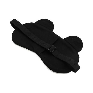 Soft Cartoon Blue Eyes Sleep Mask White Eye Shade Cover for Travel for Rest 1 Pc