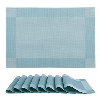 Placemats Set of 8, Placemats for Kitchen Dining Table Decor Heat Resistant Table Placemats