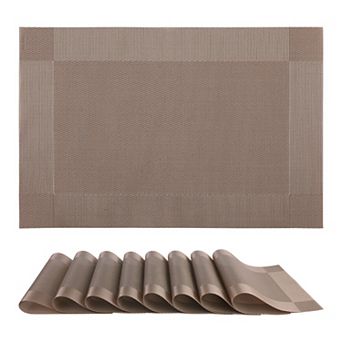 Placemats Set of 8, Placemats for Kitchen Dining Table Decor Heat Resistant Table Placemats