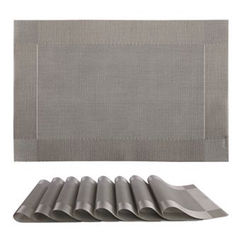Placemats Set of 8, Placemats for Kitchen Dining Table Decor Heat Resistant Table Placemats