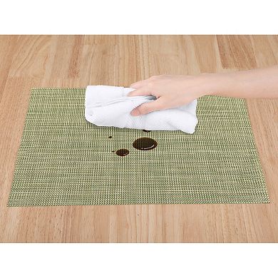 Set of 8 Placemats, Placemats for Kitchen Dining Table Decor Heat Resistant Table Placemats