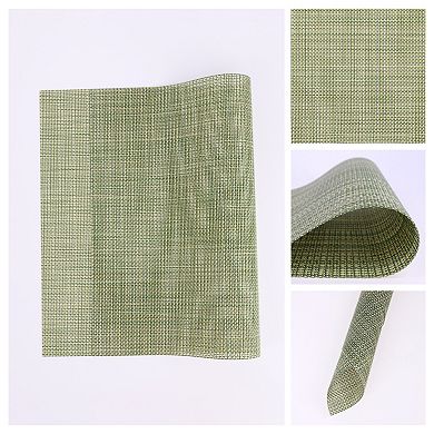 Set of 8 Placemats, Placemats for Kitchen Dining Table Decor Heat Resistant Table Placemats