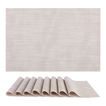 Set of 8 Placemats, Placemats for Kitchen Dining Table Decor Heat Resistant Table Placemats
