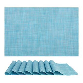 Set of 8 Placemats, Placemats for Kitchen Dining Table Decor Heat Resistant Table Placemats