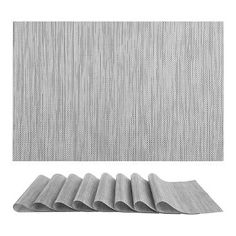 Set of 8 Placemats, Placemats for Kitchen Dining Table Decor Heat Resistant Table Placemats