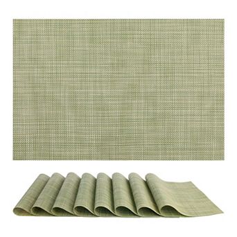 Set of 8 Placemats, Placemats for Kitchen Dining Table Decor Heat Resistant Table Placemats