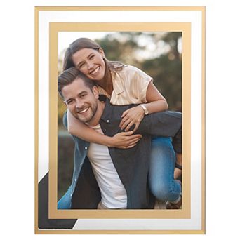 Glass Picture Frame for Tabletop Display Vertical or Horizontal, Real Glass Photo Frames