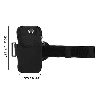1 Pc Double Layer Phone Holder Arm Bands for Hiking Gym