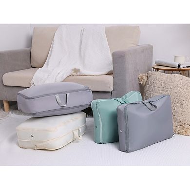 1 Pack Foldable Clothes Storage, Storage Bags, Moving Bags for Organizing Clothings with Handles
