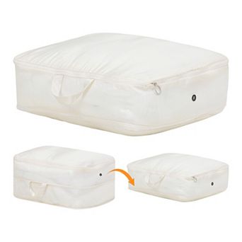 1 Pack Foldable Clothes Storage, Storage Bags, Moving Bags for Organizing Clothings with Handles