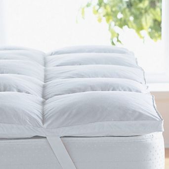 Home Sweet Home Dreams 2" Thick Hypoallergenic Hollow Fiber 3D Down Alternative Bed Mattress Topper