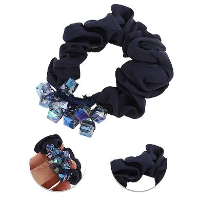 Cube Faux Crystal Hair Rope Hair Scrunchies for Women for Girls 1 Pc