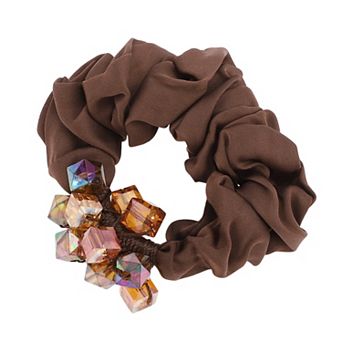 Cube Faux Crystal Hair Rope Hair Scrunchies for Women for Girls 1 pc