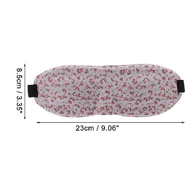 Soft Floral Style 3D Sleep Mask Pink 3D Eye Shade Cover for Rest for Nap 1 Pc
