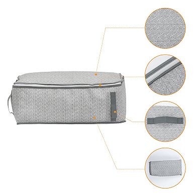 1 Pack Clothes Storage, Storage Bags with Handles, Foldable Moving Bags for Organizing Closet