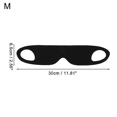 Soft Ear-hook Eyes Sleep Mask Eye Shade Cover for Rest 11.81"x2.56" 1 Pc