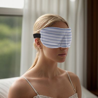 Soft Square Stripes 3D Sleep Mask 3D Eye Shade Cover for Rest for Travel
