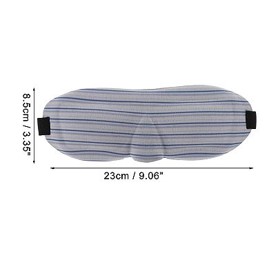 Soft Square Stripes 3D Sleep Mask 3D Eye Shade Cover for Rest for Travel