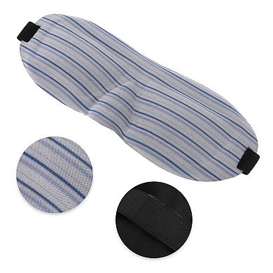 Soft Square Stripes 3D Sleep Mask 3D Eye Shade Cover for Rest for Travel