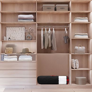 1 Pack Clothes Storage, Storage Bags, Moving Bags with Handles and Zipper, Closet Organizers