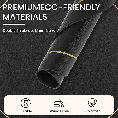 Placemats Set of 6 Faux Leather Placemats for Kitchen Dining Table Decor Table Placemats