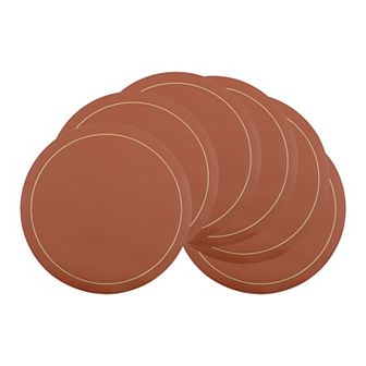 Placemats Set of 6 Faux Leather Placemats for Kitchen Dining Table Decor Table Placemats