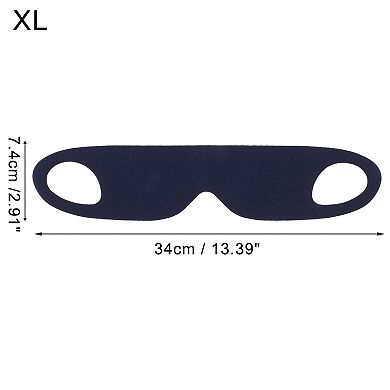 Soft Ear-hook Eyes Sleep Mask Eye Shade Cover for Rest 13.39"x2.91" 1 Pc