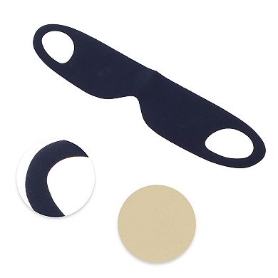 Soft Ear-hook Eyes Sleep Mask Eye Shade Cover for Rest 13.39"x2.91" 1 Pc