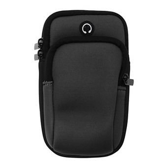 1 pc Portable Phone Holder Arm Bands with Zipper for Hiking Gym