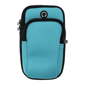 1 pc Portable Phone Holder Arm Bands with Zipper for Hiking Gym