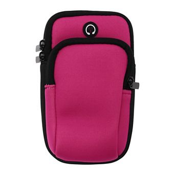 1 pc Portable Phone Holder Arm Bands with Zipper for Hiking Gym