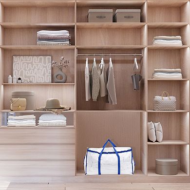 1 Pack Clothes Storage, Moving Bags for Organizing Comforter, Closet Organizers with Handles