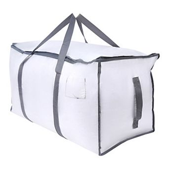 1 Pack Clothes Storage, Moving Bags for Organizing Comforter, Closet Organizers with Handles