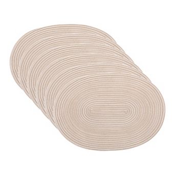 Farmhouse Placemats Set of 6 Oval Placemats for Dining Table Decor Indoor Outdoor Kitchen Table Mat