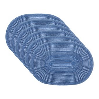 Farmhouse Placemats Set of 6 Oval Placemats for Dining Table Decor Indoor Outdoor Kitchen Table Mat