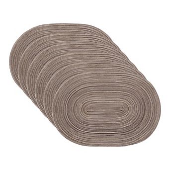 Farmhouse Placemats Set of 6 Oval Placemats for Dining Table Decor Indoor Outdoor Kitchen Table Mat