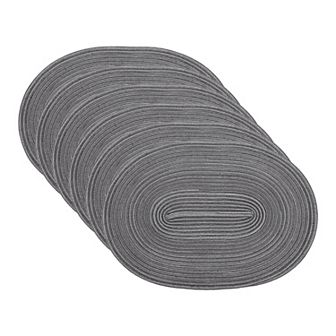 Farmhouse Placemats Set of 6 Oval Placemats for Dining Table Decor Indoor Outdoor Kitchen Table Mat