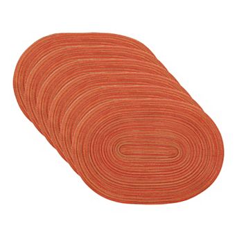 Farmhouse Placemats Set of 6 Oval Placemats for Dining Table Decor Indoor Outdoor Kitchen Table Mat