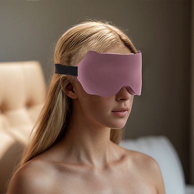 Soft Wave Shape 3D Eye Mask 3D Eye Shade Cover for Rest for Travel 1 Pc