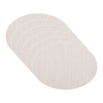 Placemats Set of 6 Oval Placemats for Kitchen Dining Table Decor Table Placemats