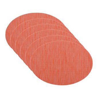 Placemats Set of 6 Oval Placemats for Kitchen Dining Table Decor Table Placemats