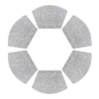 Set of 6 Faux Leather Placemats for Kitchen Dining Table Decor Heat Resistant Table Placemats