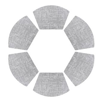 Set of 6 Faux Leather Placemats for Kitchen Dining Table Decor Heat Resistant Table Placemats