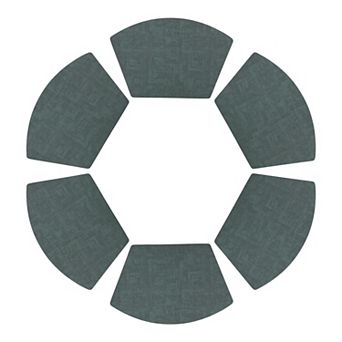 Set of 6 Faux Leather Placemats for Kitchen Dining Table Decor Heat Resistant Table Placemats