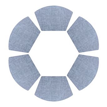 Set of 6 Faux Leather Placemats for Kitchen Dining Table Decor Heat Resistant Table Placemats