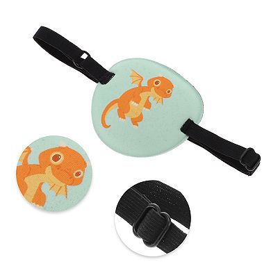 Soft Charizard 3D Sleep Mask Blue Orange 3D Eye Shade Cover for Rest for TraveL