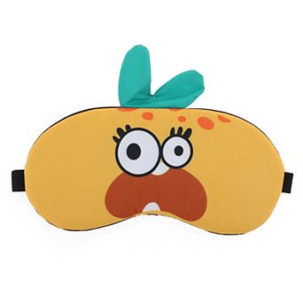 Soft Cartoon Monsters Sleep Mask Yellow Eye Shade Cover for Light Meditation 1 pc